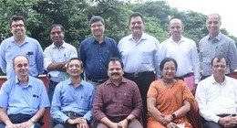 Seating L to R 1. Dr. Sandip Sardessai, 2. Dr. Padmanabh V. Rataboli, President 3. Dr. S. M. Bandekar, Dean GMC, 4. Dr. Geeta Kakodkar, Dir. Dir of Health Services 5. Dr. Vishal V. Sawant, Vice President Standing L to R 1. Dr. Suraj Prabhudessai 2. Dr. Vinayak G. Buvaji 3. Dr. Rajesh T. Patil 4.Dr. Sandeep Kenkre 5.Adv. Hanumanth Naik 6. Dr. Shaileshkumar  G.  Kamat